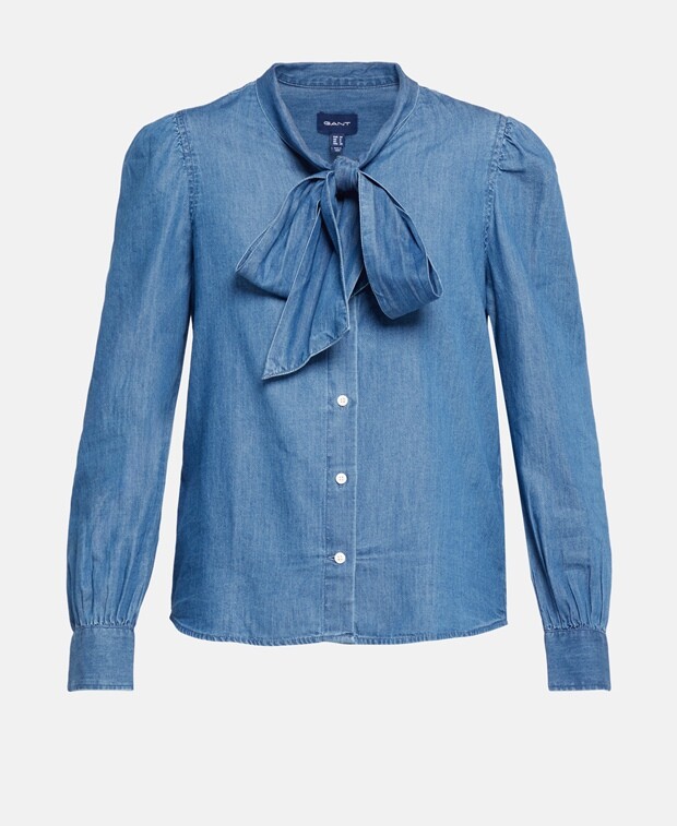 

Джинсовая блузка Gant, индиго