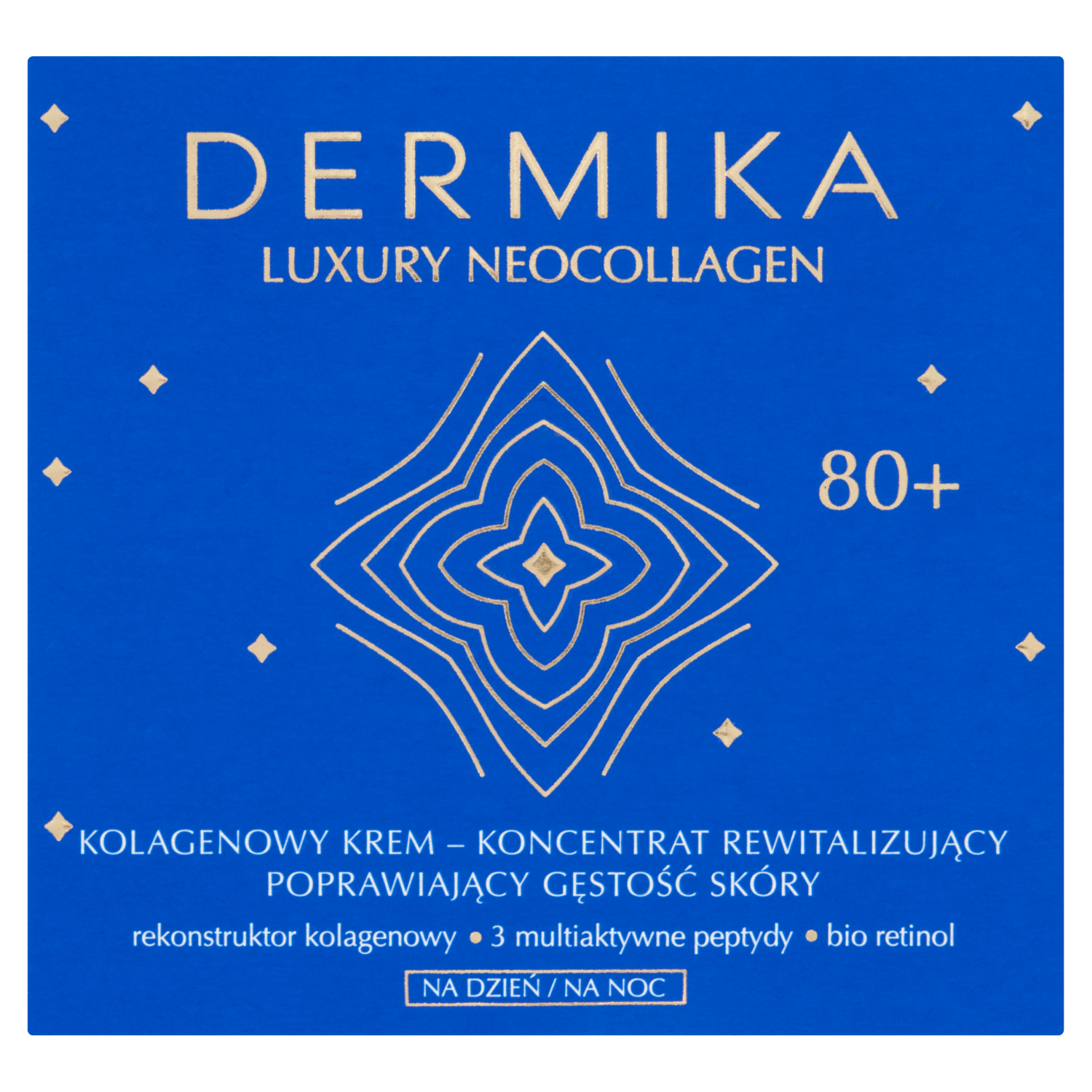 Крем-концентрат для лица восстанавливающий коллаген 80+ для дня и ночи Dermika Luxury Neocollagen, 50 мл