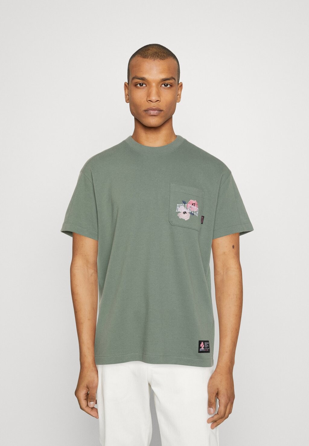 

Футболка с принтом Hollister Co., зеленый