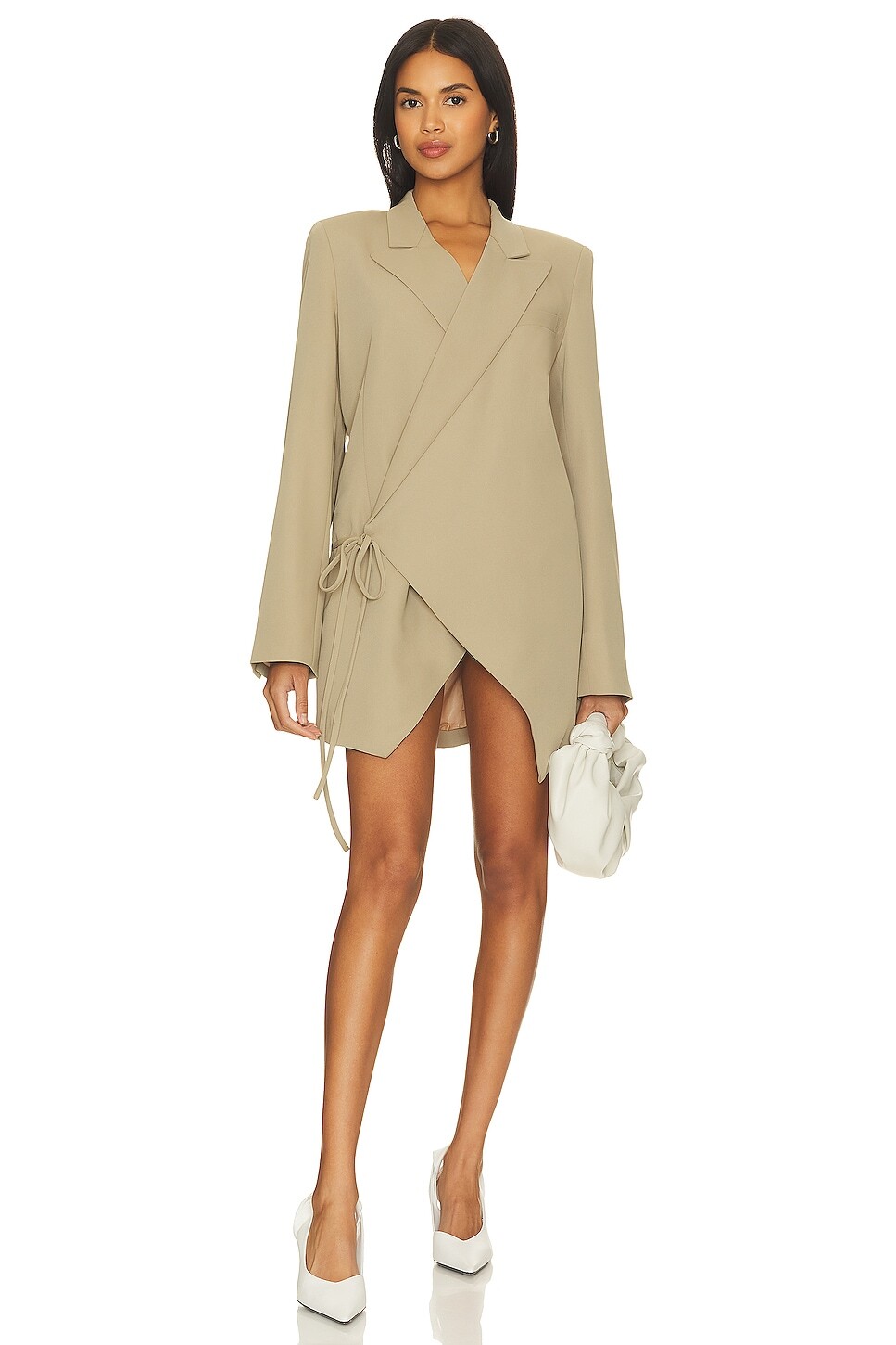 

Платье мини L'Academie Orion Blazer, хаки