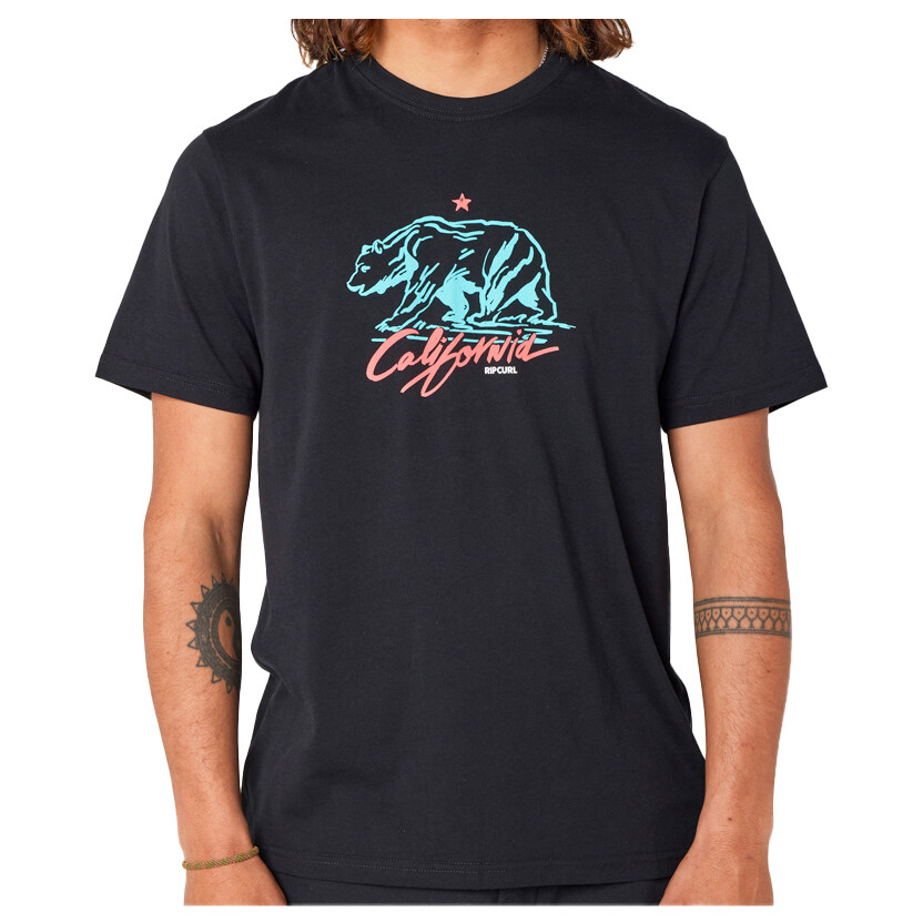 

Футболка Rip Curl Desti Animals Tee, черный