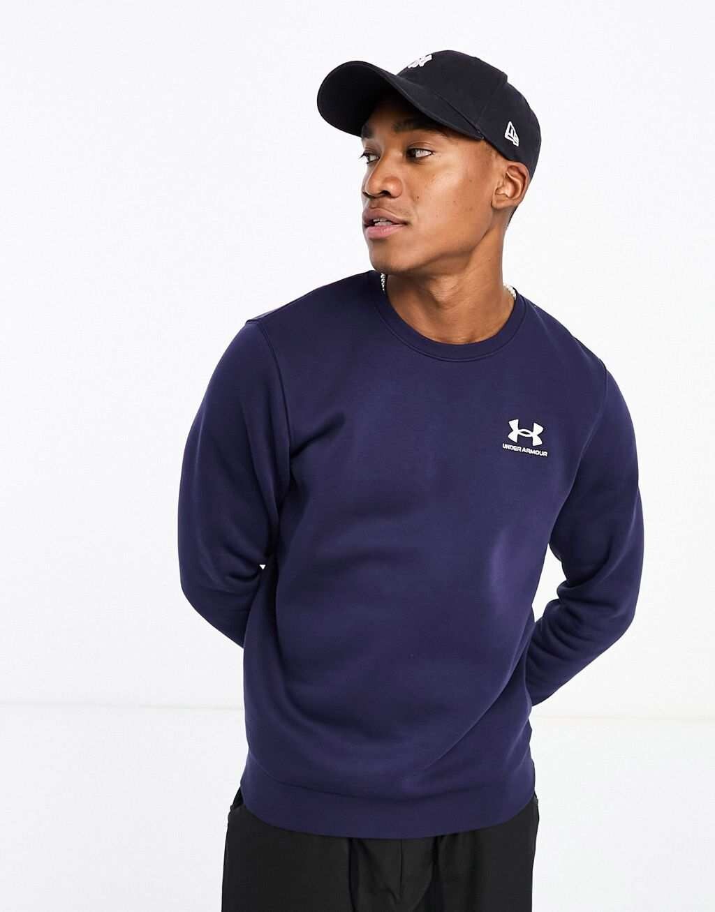 

Темно-синий флисовый свитшот Under Armour Essential