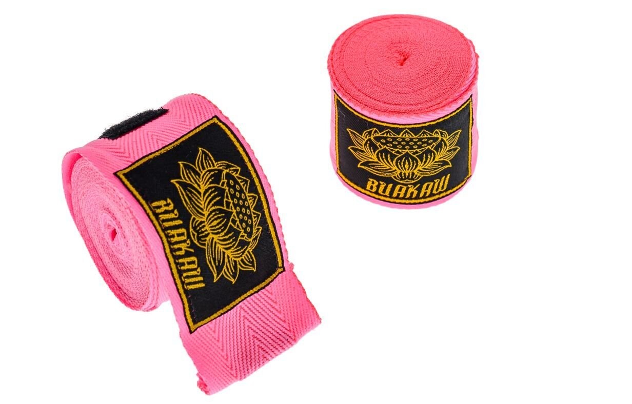 

Боксерские бинты Buakaw, розовый