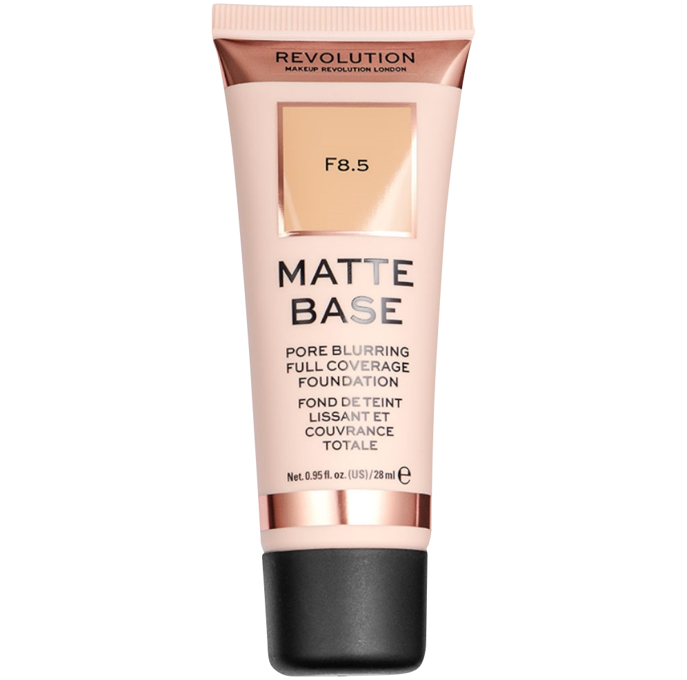Тональный крем для лица f8.5 Revolution Makeup Matte Base Foundation, 28 мл тональная основа для лица matte base 28мл f4
