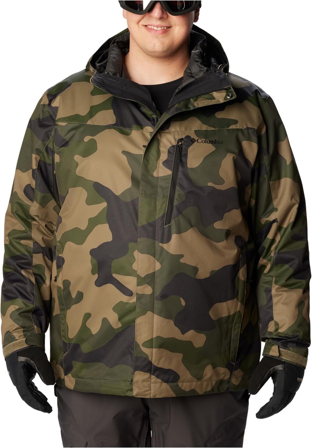 

Куртка Big & Tall Whirlibird IV Interchange Jacket Columbia, цвет Stone Green Mod Camo Print