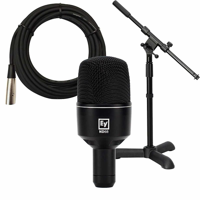 Микрофон для бас-барабана Electro-Voice ND68 Supercardioid Dynamic Bass Drum Microphone комплект барабанов ludwig llc54023lxmh