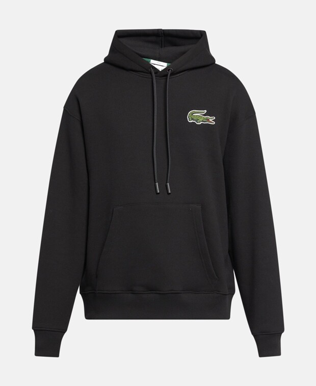 

Худи с капюшоном Lacoste, черный