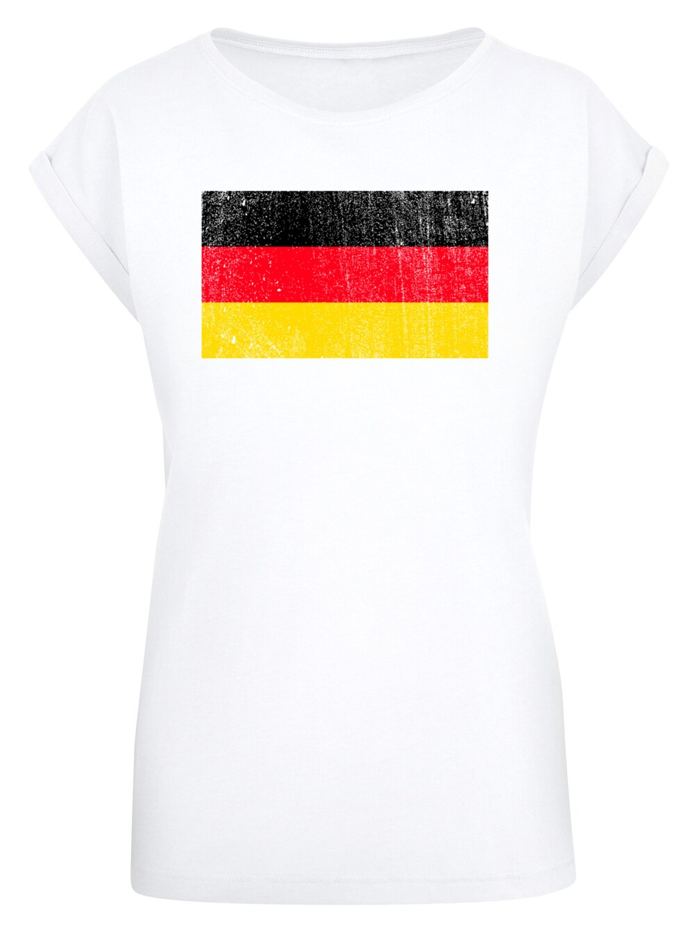 Рубашка F4Nt4Stic Germany Deutschland Flagge distressed, белый germany deutschland 1 500 000