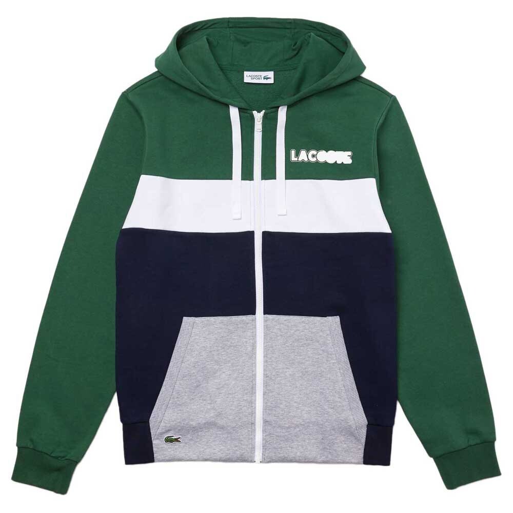 

Толстовка Lacoste Sport Colurblock Full Zip, черный