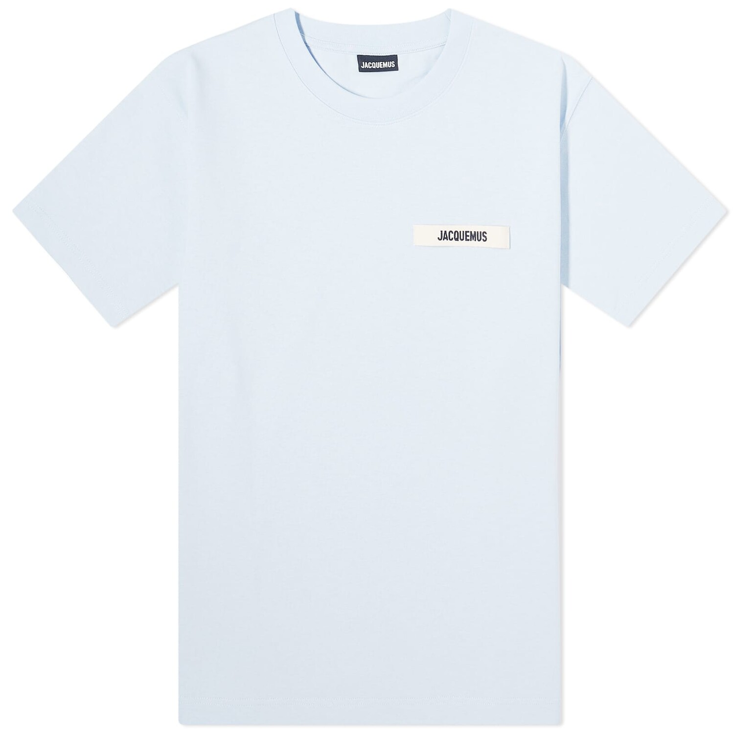 

Футболка Jacquemus Gros Grain Logo, светло-синий
