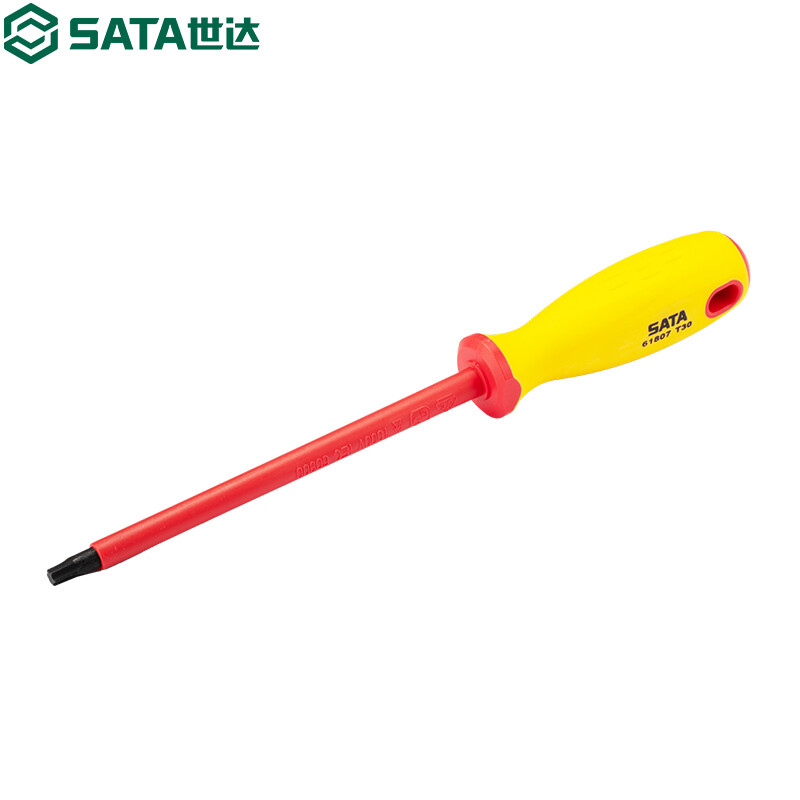 Изолированная цветочная отвертка Star SATA 61804 VDE T20