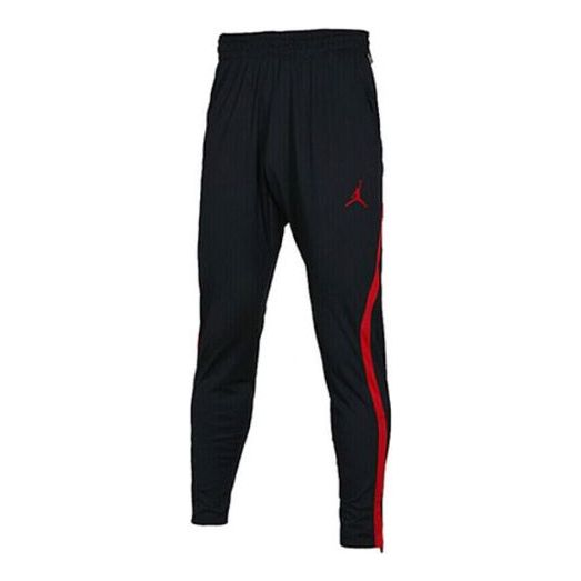 

Спортивные штаны Men's Air Jordan 23 Alpha Dri-fit Training Slim Fit Sports Pants/Trousers/Joggers Black Red, черный