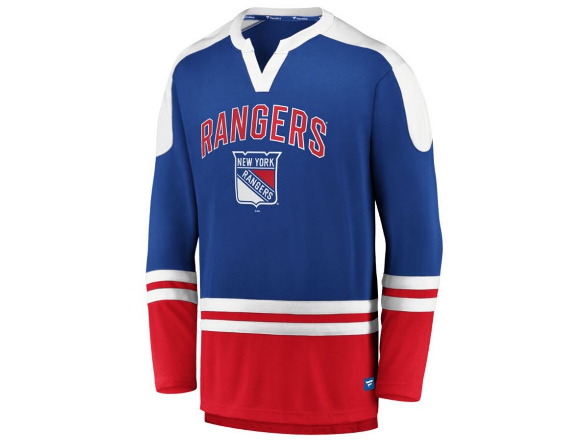 

Мужская рубашка с круглым вырезом New York Rangers Slapshot Majestic