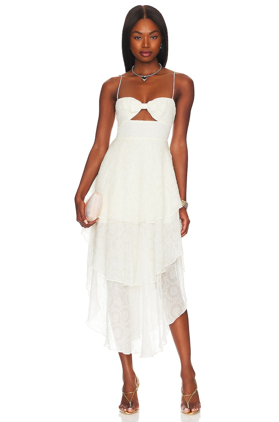 

Платье MAJORELLE Catarah Gown, слоновая кость