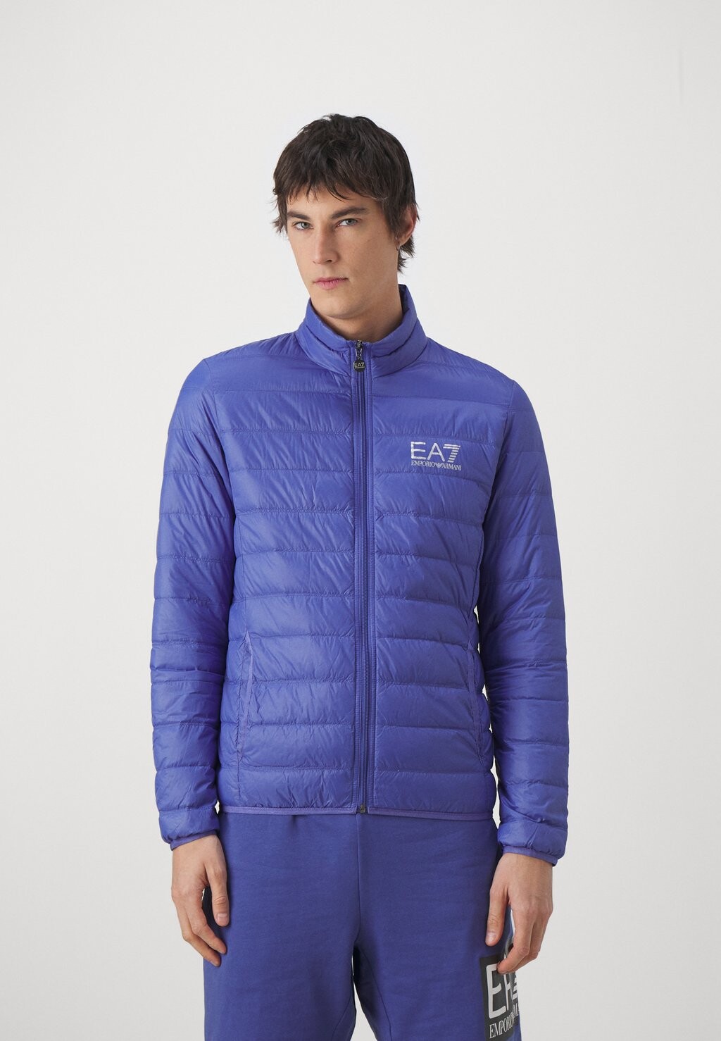 

Пуховик JACKET EA7 Emporio Armani, цвет bluette