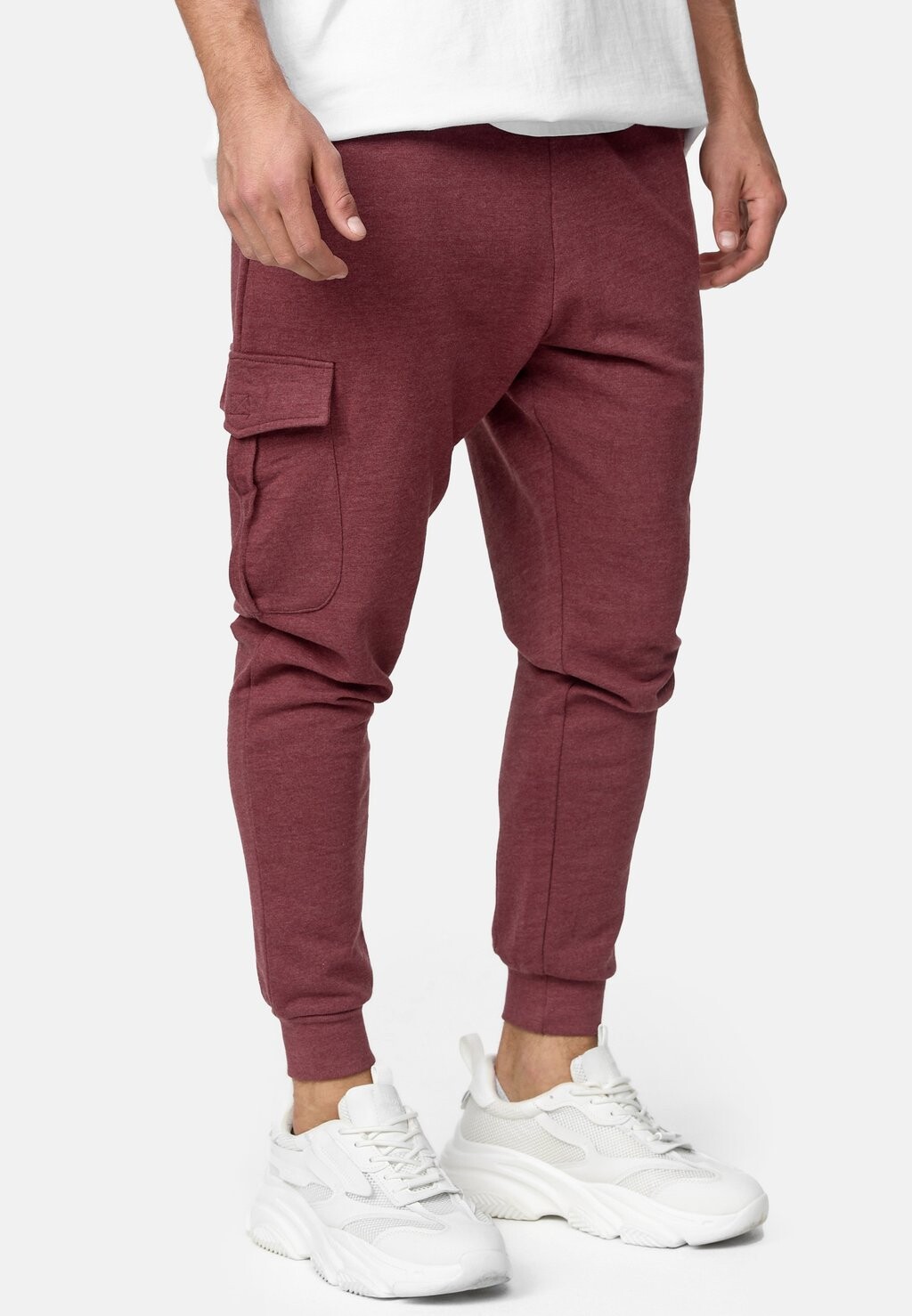 

Брюки карго BENDNER INDICODE JEANS, цвет bordeaux mix