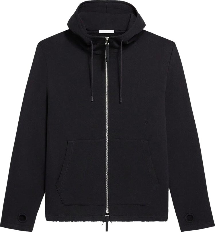 Худи Helmut Lang Fleece Zip Up 'Black', черный