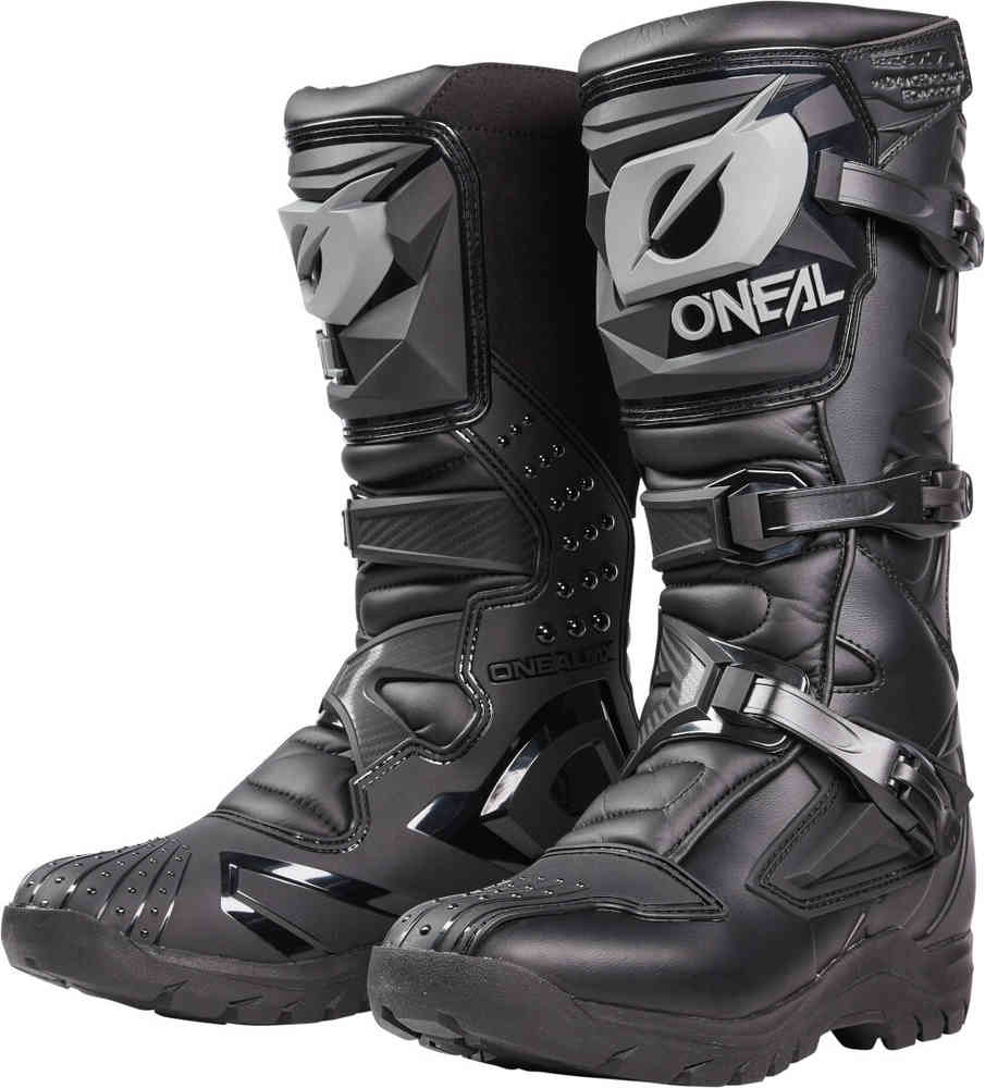 Черные ботинки для мотокросса RSX Adventure Oneal
