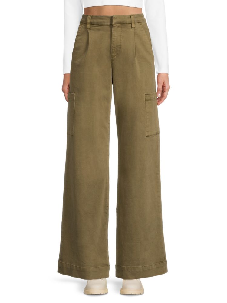 Широкие брюки карго с высокой посадкой Petra Joe'S Jeans, цвет Capers