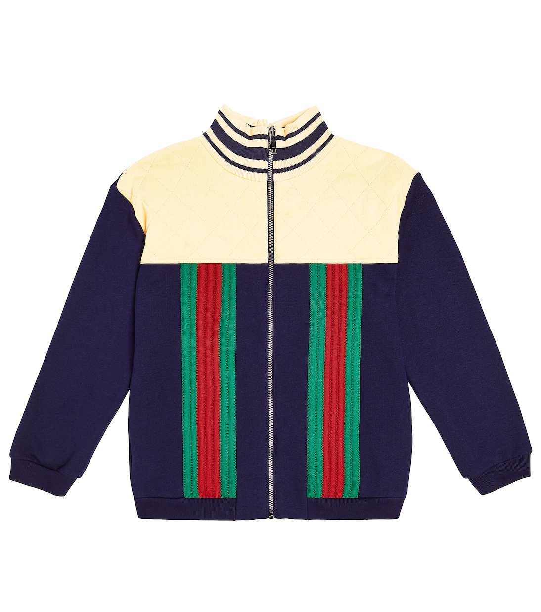 

Куртка web из хлопкового джерси Gucci Kids, мультиколор