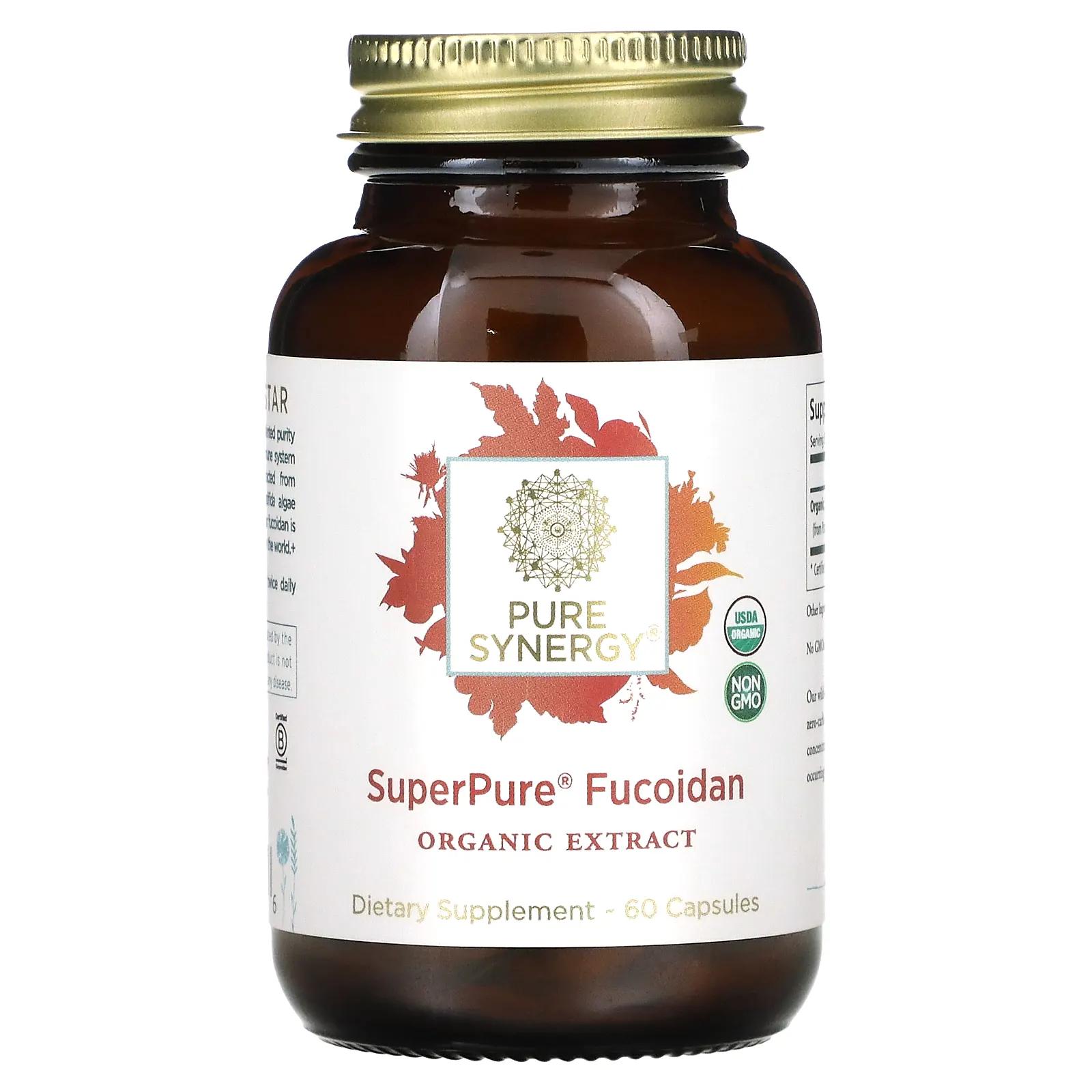 Pure Synergy SuperPure Fucoidan 60 Capsules pure synergy purenatal 120 таблеток