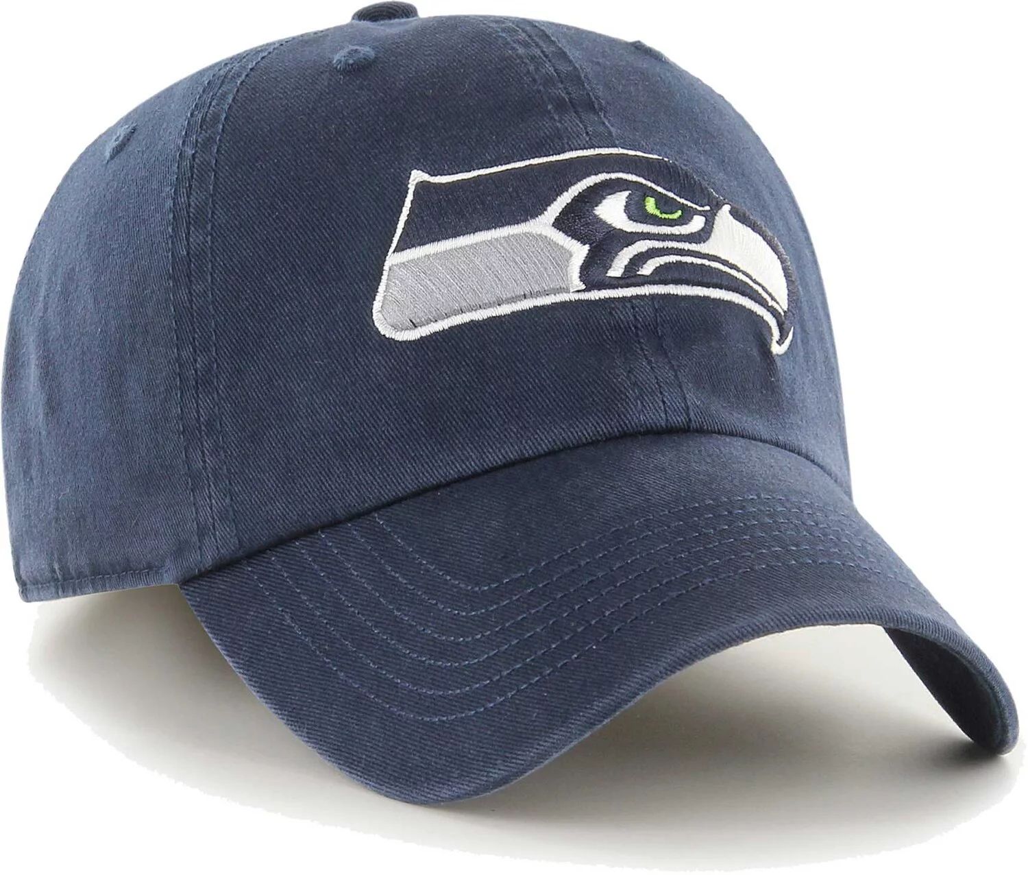 Мужская темно-синяя регулируемая шляпа с логотипом College Seattle Seahawks '47