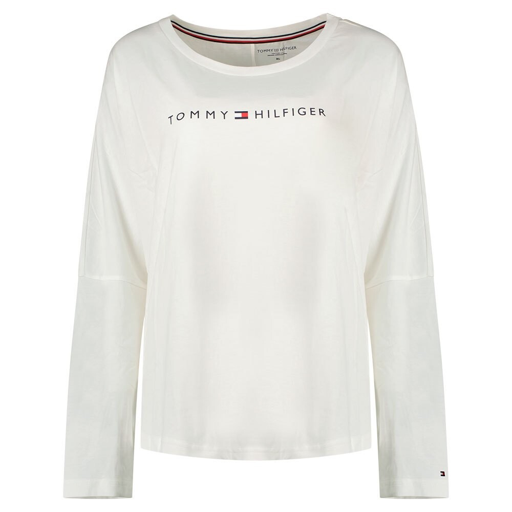 

Футболка Tommy Hilfiger UW0UW01910 Long Sleeve Crew Neck, белый