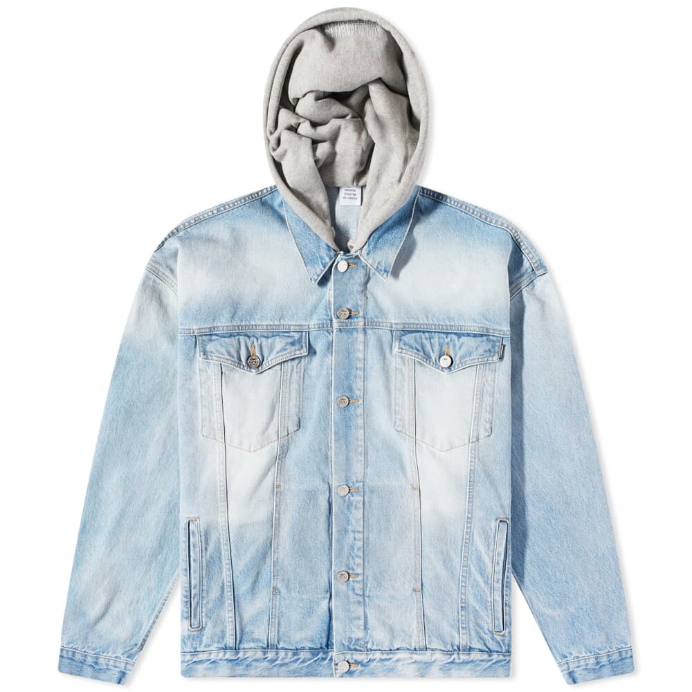 

Джинсовая куртка с капюшоном Vetements