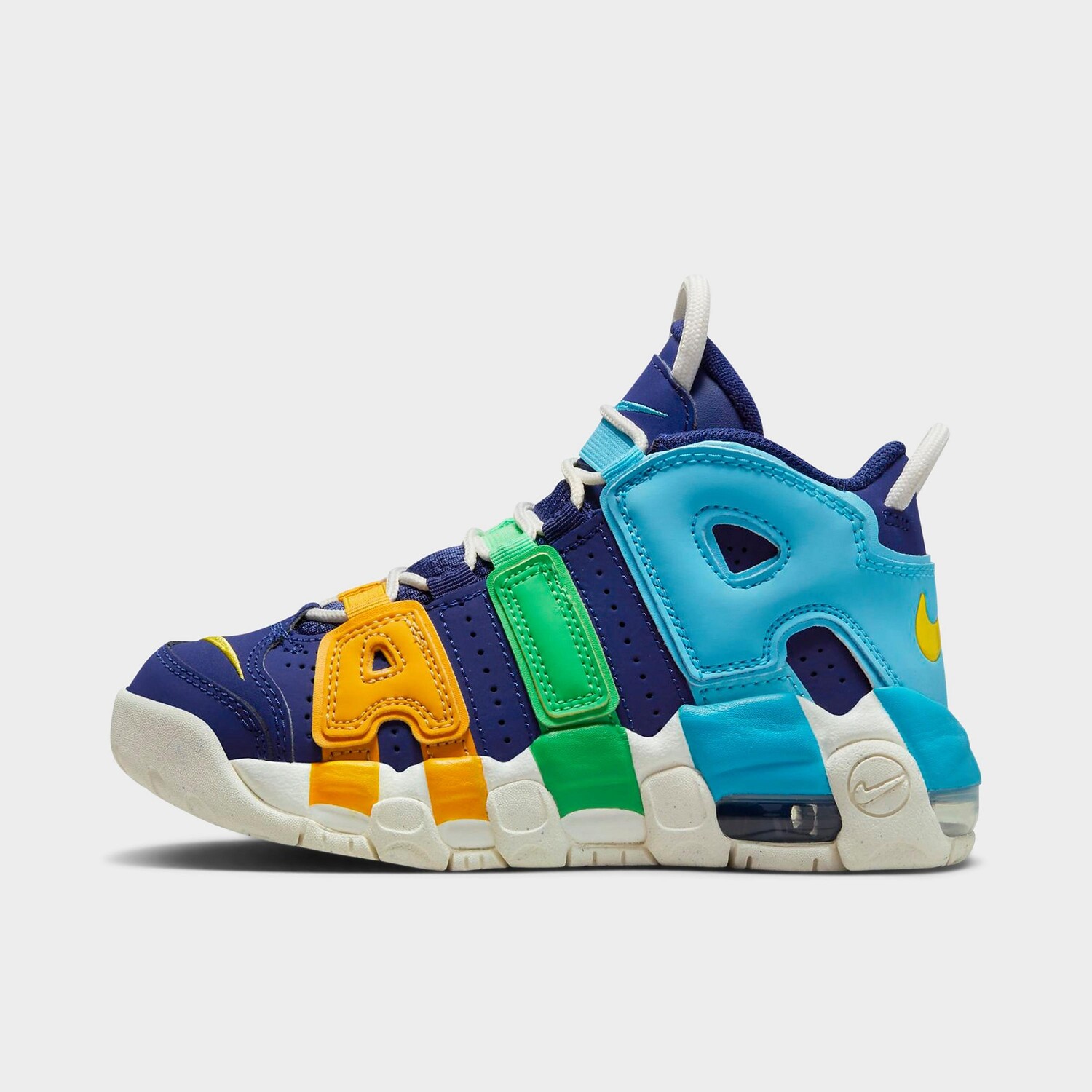 

Баскетбольные кроссовки Nike Air More Uptempo для маленьких детей, синий