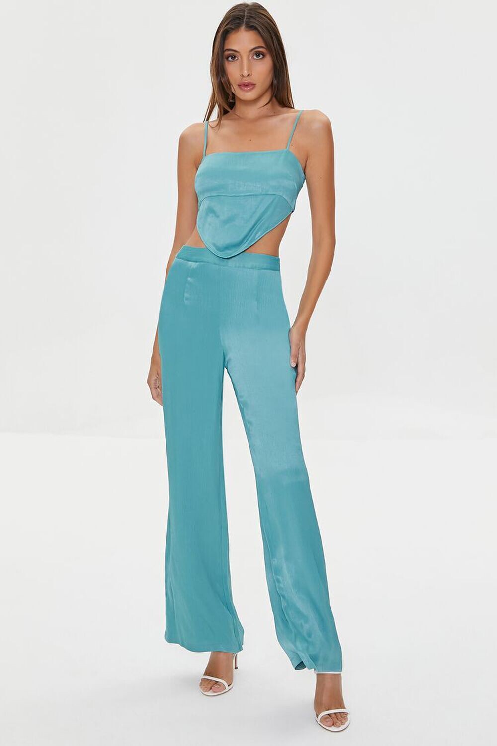 

Атласные широкие брюки Forever 21