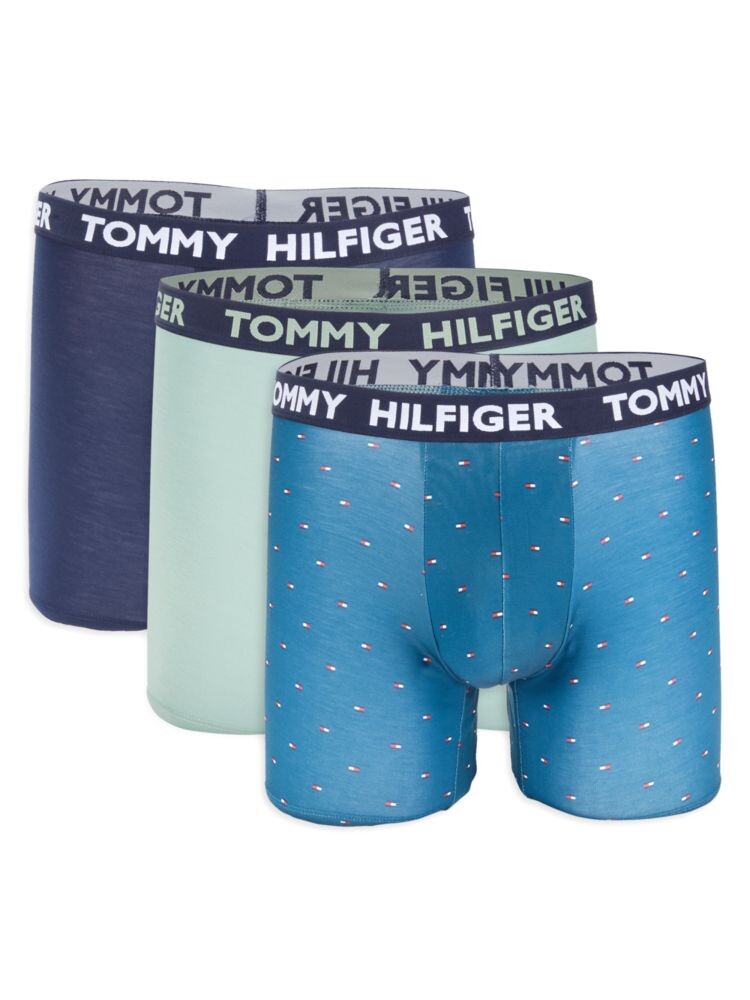 

Комплект из 3 трусов-боксеров с логотипом на талии Tommy Hilfiger, цвет Empire Blue