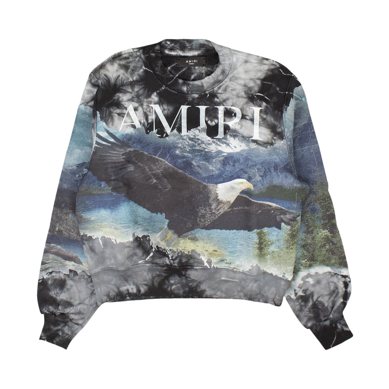 

Amiri Eagle Bleach Out Crewneck, Многоцветный