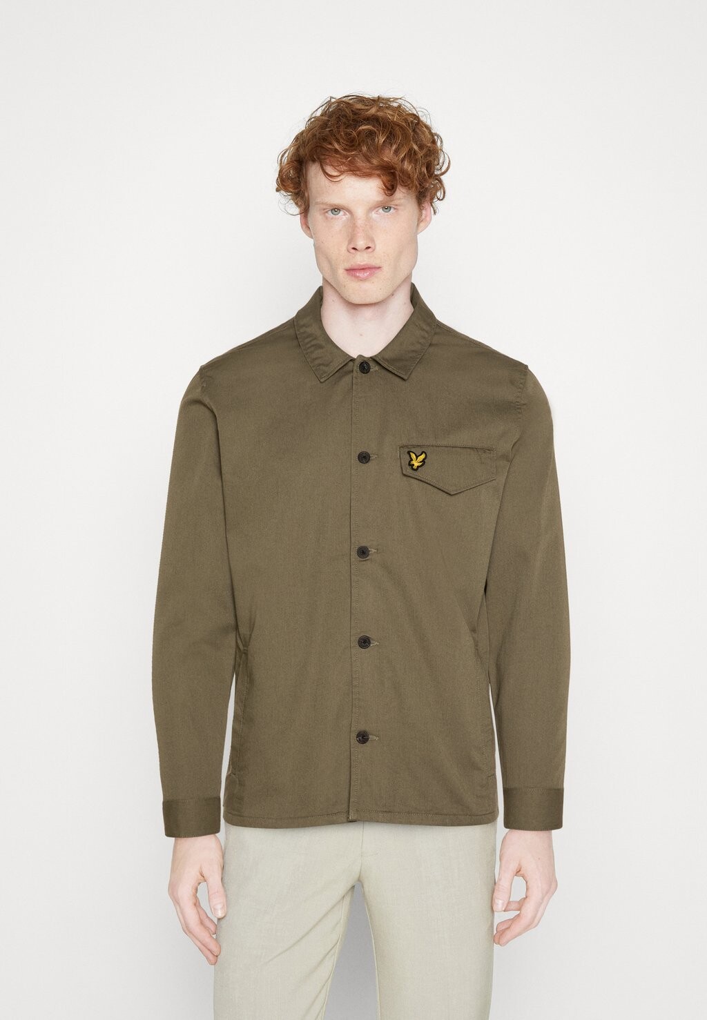 

Куртка Lyle & Scott POCKETED, цвет journey olive