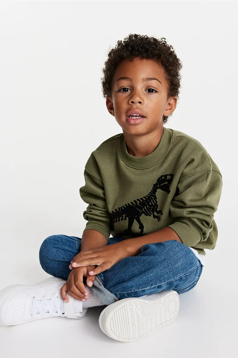 

Объемная толстовка H&M, зеленый