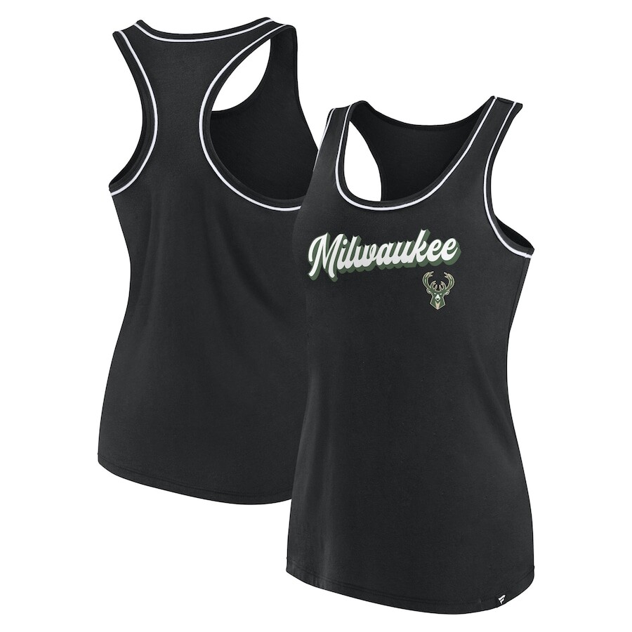 

Топ Fanatics Branded Milwaukee Bucks, черный