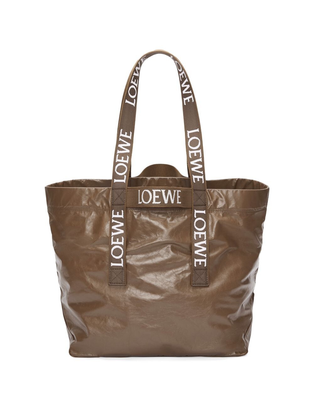 

Складная большая сумка-шоппер Loewe, коричневый