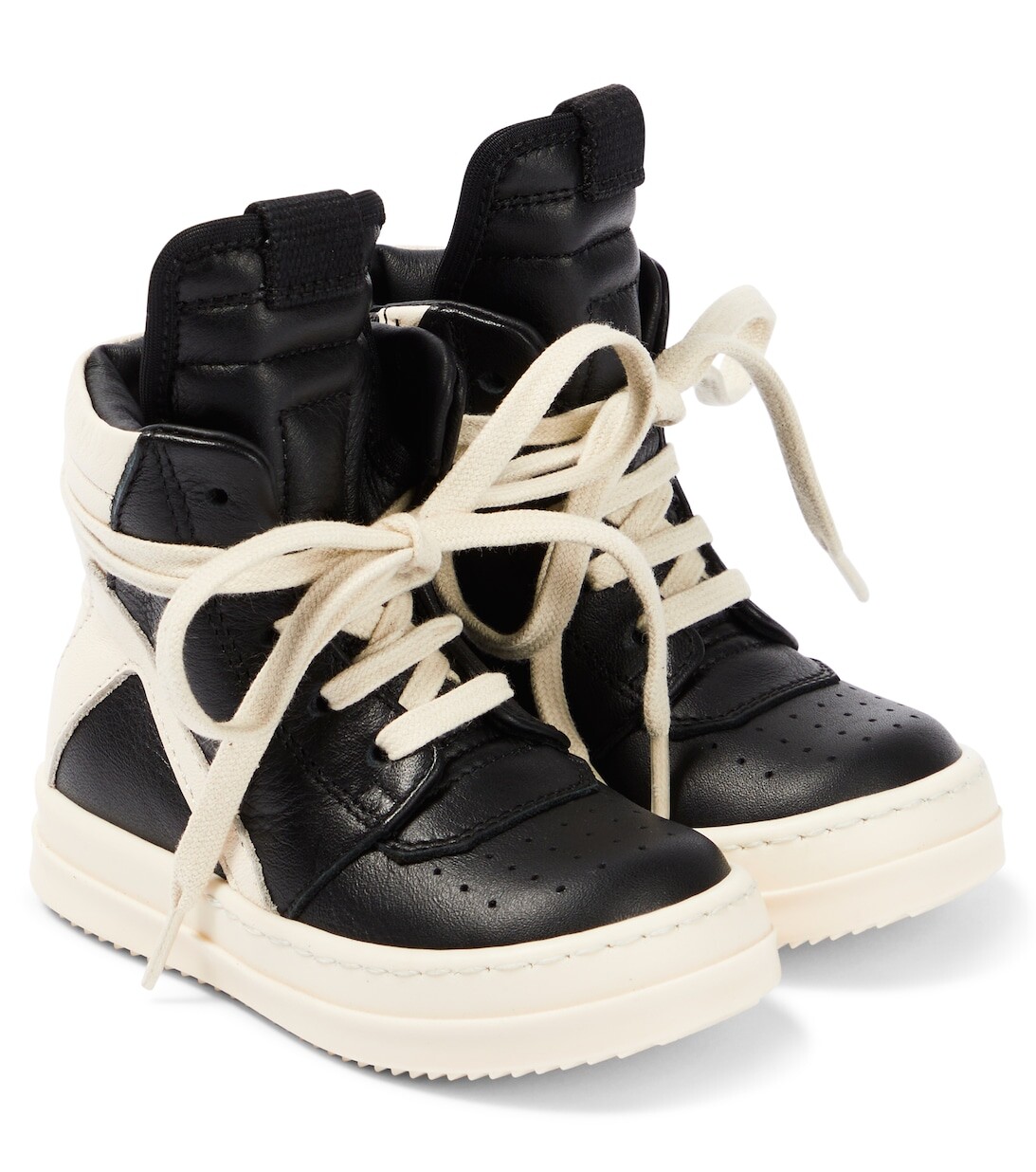 

Кожаные кроссовки Baby BabyGeo Rick Owens, черный