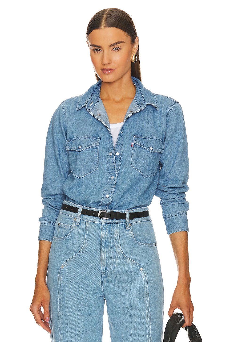 Рубашка LEVI'S Iconic Western Button Down, цвет Old 517 Blue 2