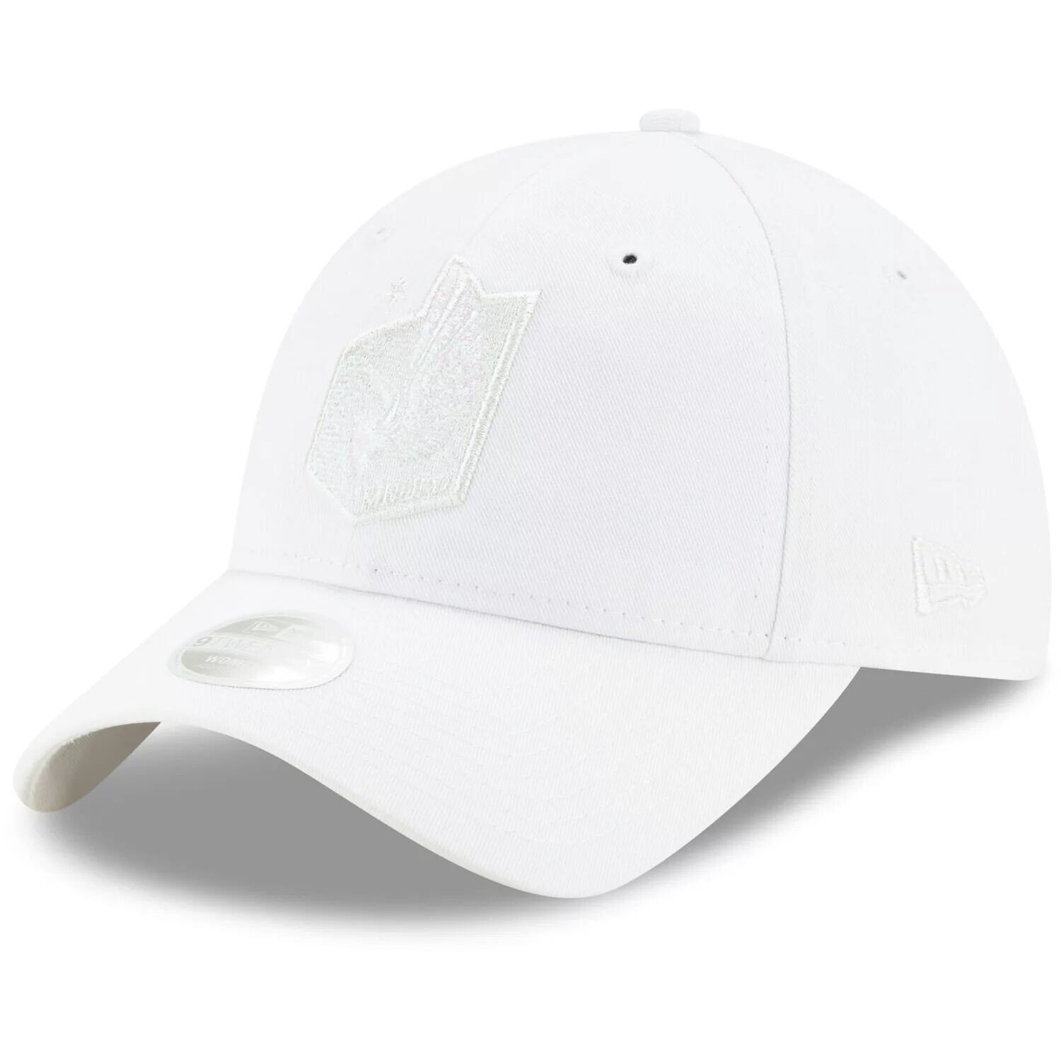 

Женская регулируемая кепка New Era White Minnesota United FC Team Glisten 9TWENTY New Era