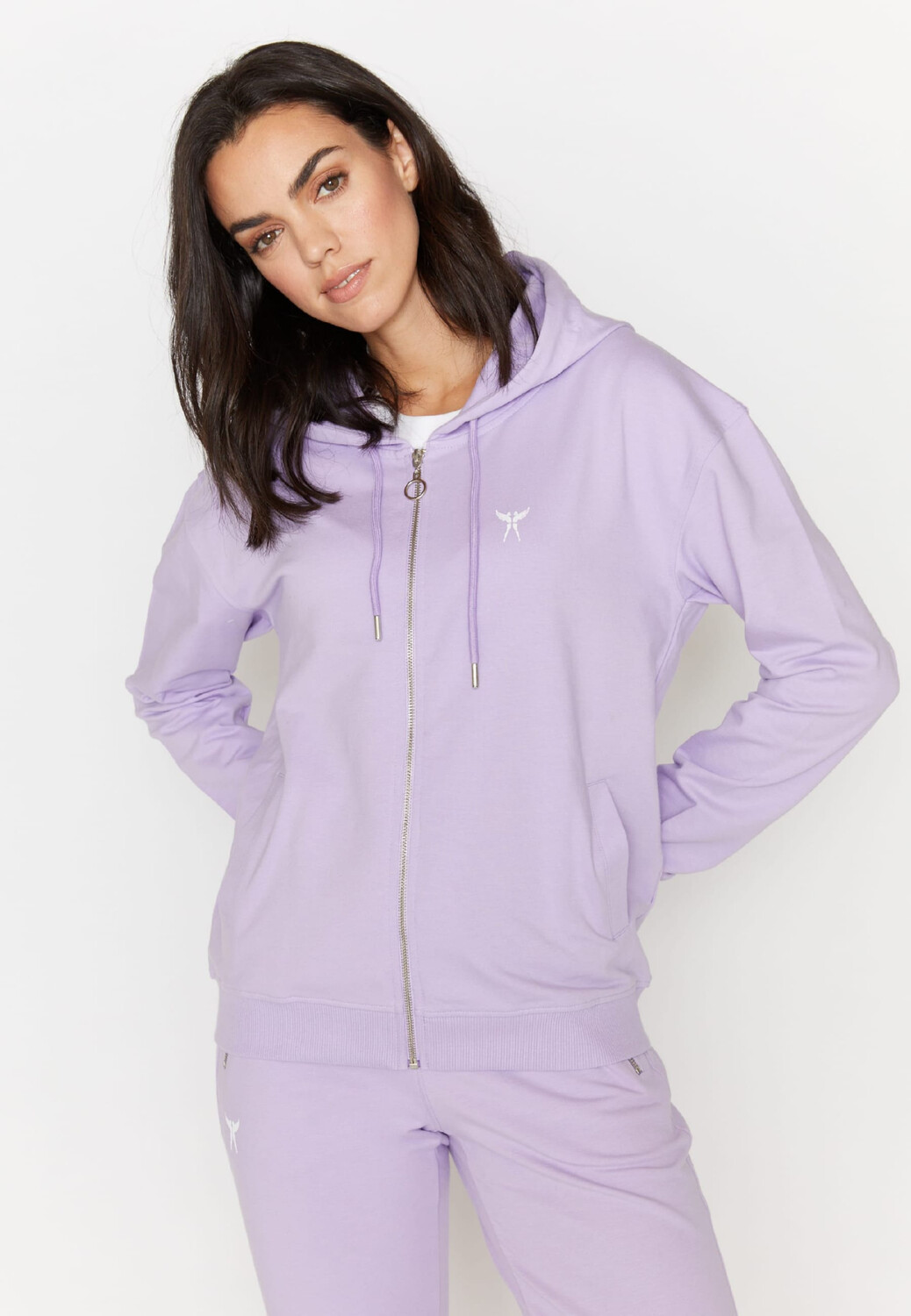 

Толстовка ANGELS Kapuzensweatshirtjacke Hoodie Zip, лавандовый