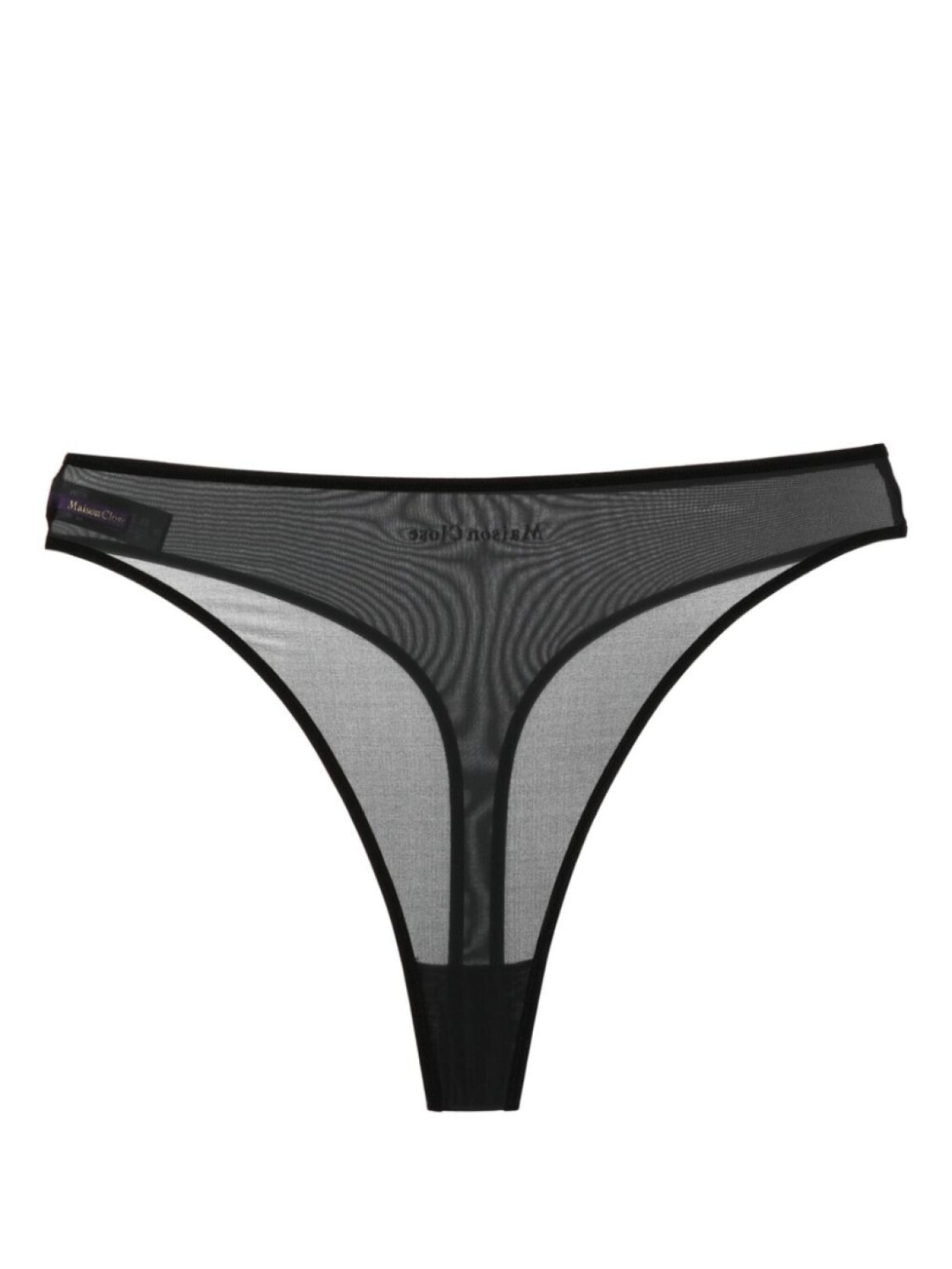 

Maison Close трусики Double Sens с высокой талией, черный