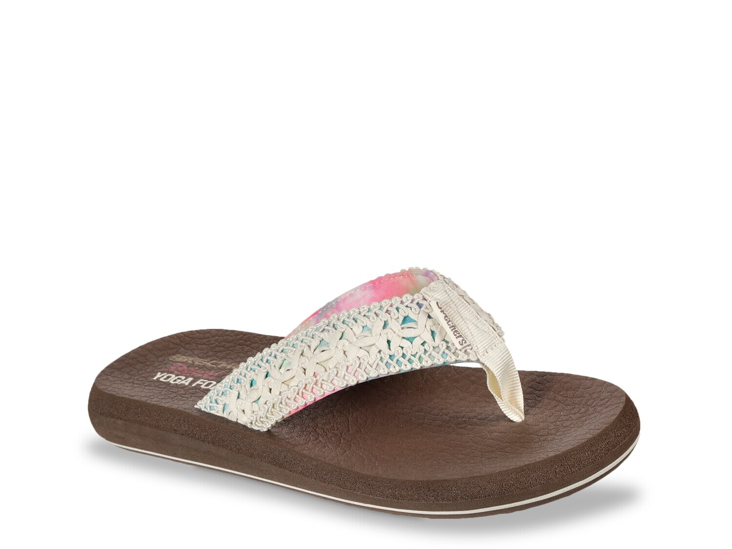 

Сандалии Cali Asana Flirty Duo — женские Skechers, кремовый/мультиколор