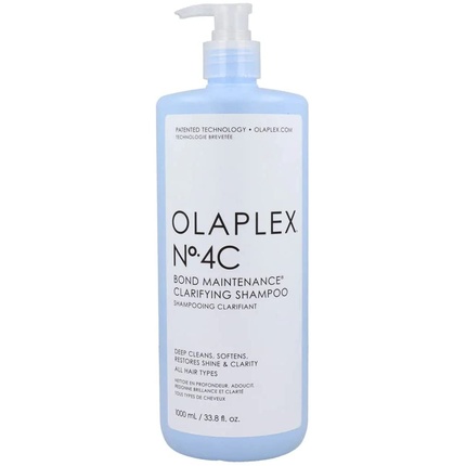 Bond Maintenance No.4C Осветляющий шампунь 1000мл, Olaplex olaplex no 4c bond maintenance™ clarifying shampoo