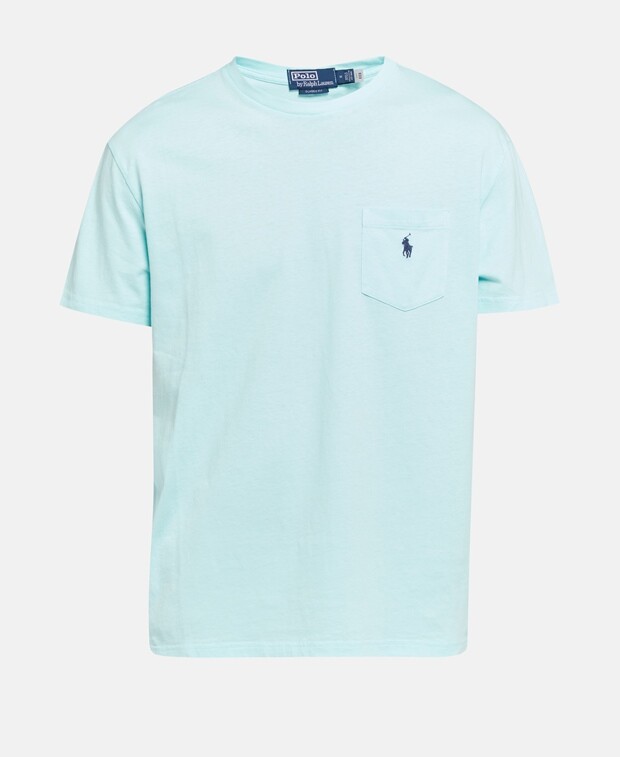 

Футболка Polo Ralph Lauren, лазурный синий
