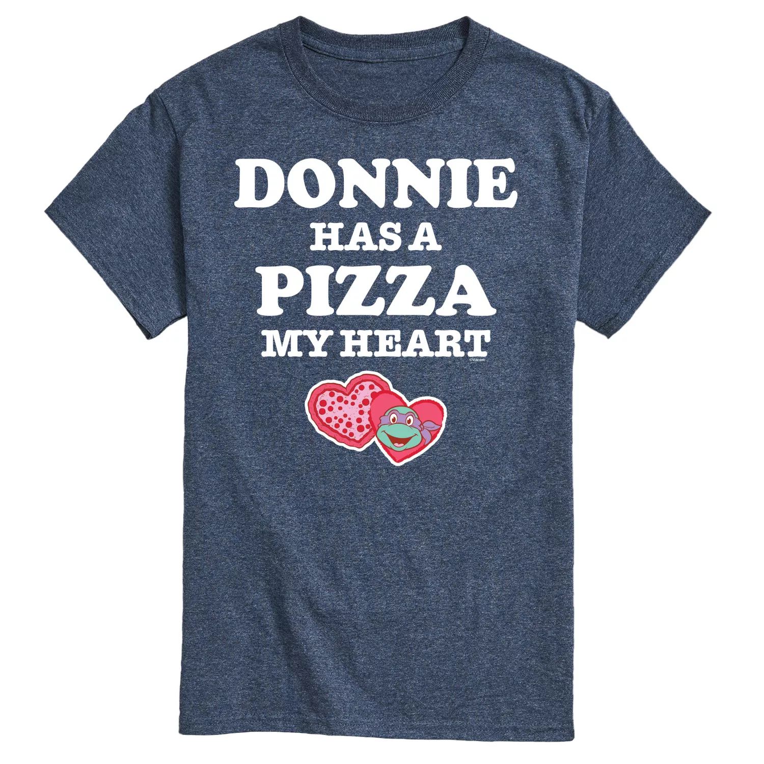 Мужская футболка TMNT Pizza My Heart Donnie Licensed Character