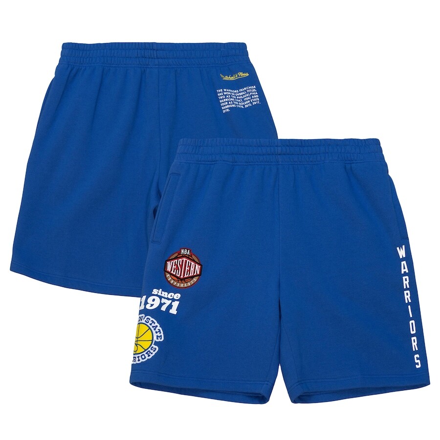 

Шорты Mitchell & Ness Golden State Warriors, роял