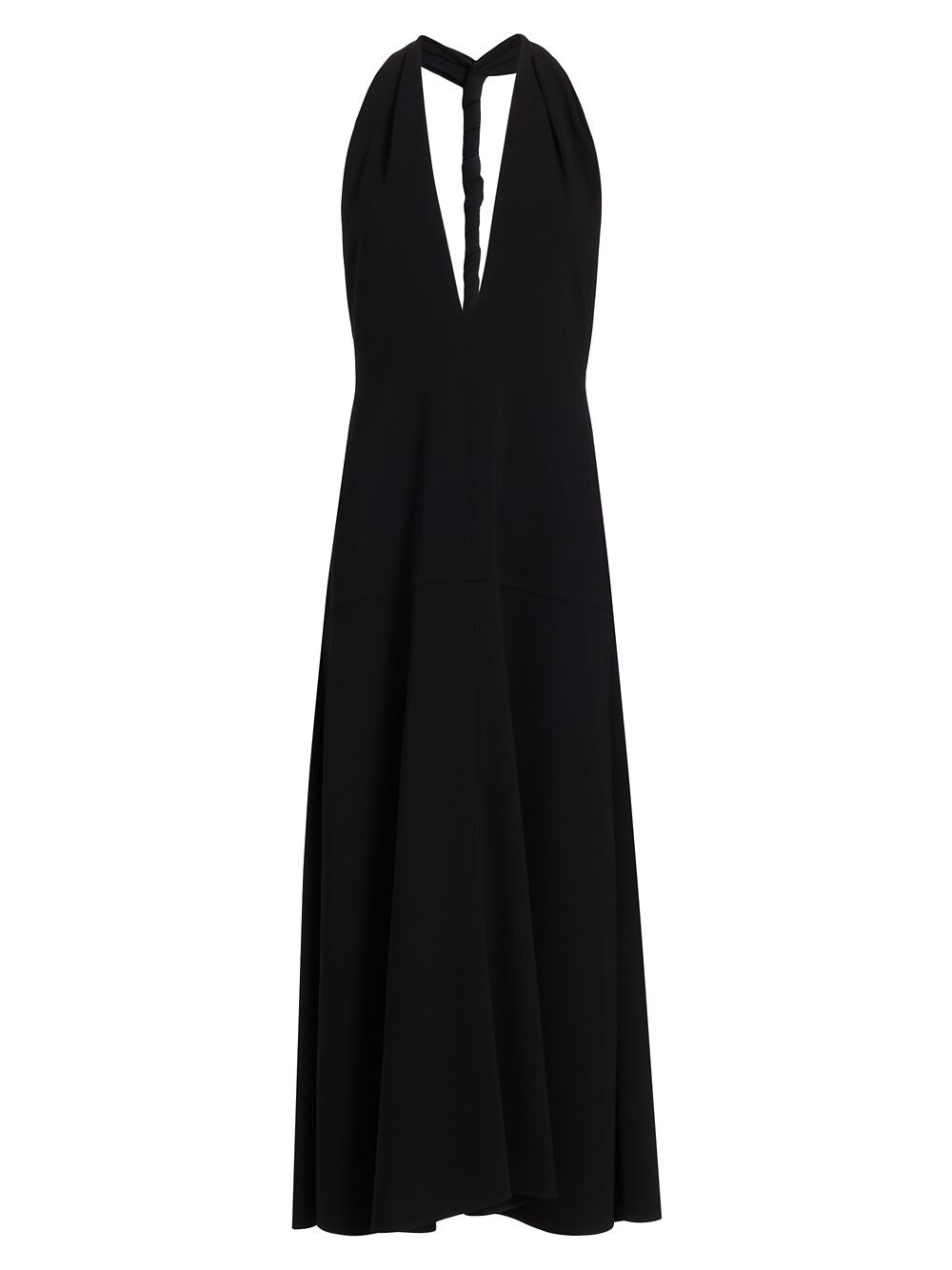 

Платье макси с перекрученной спиной Proenza Schouler, черный