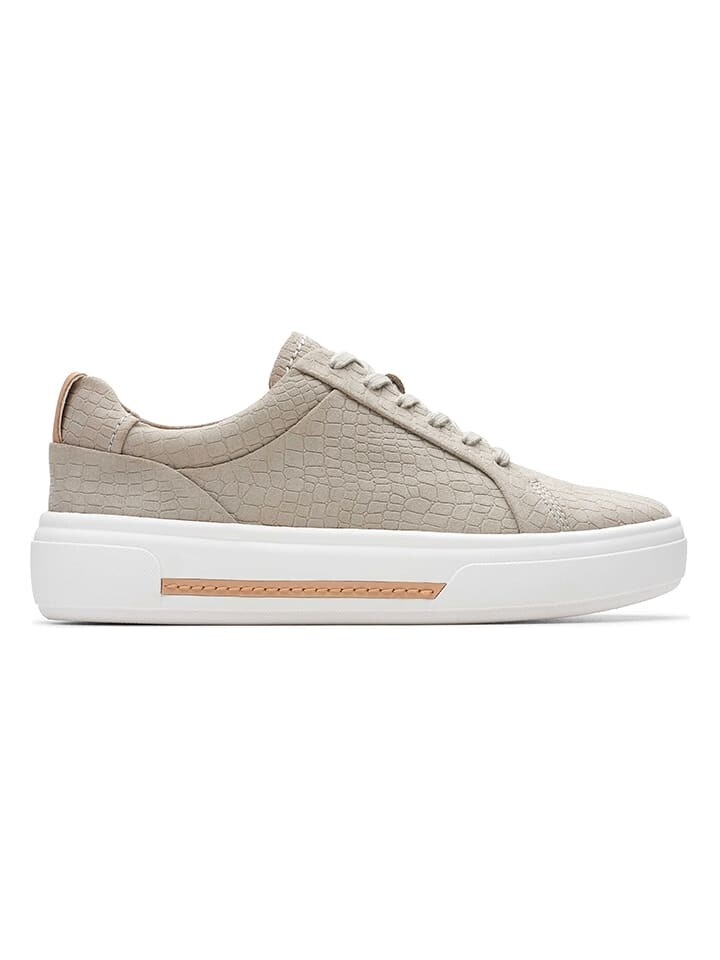 

Низкие кроссовки Clarks Leder Hollyhock Walk, серый