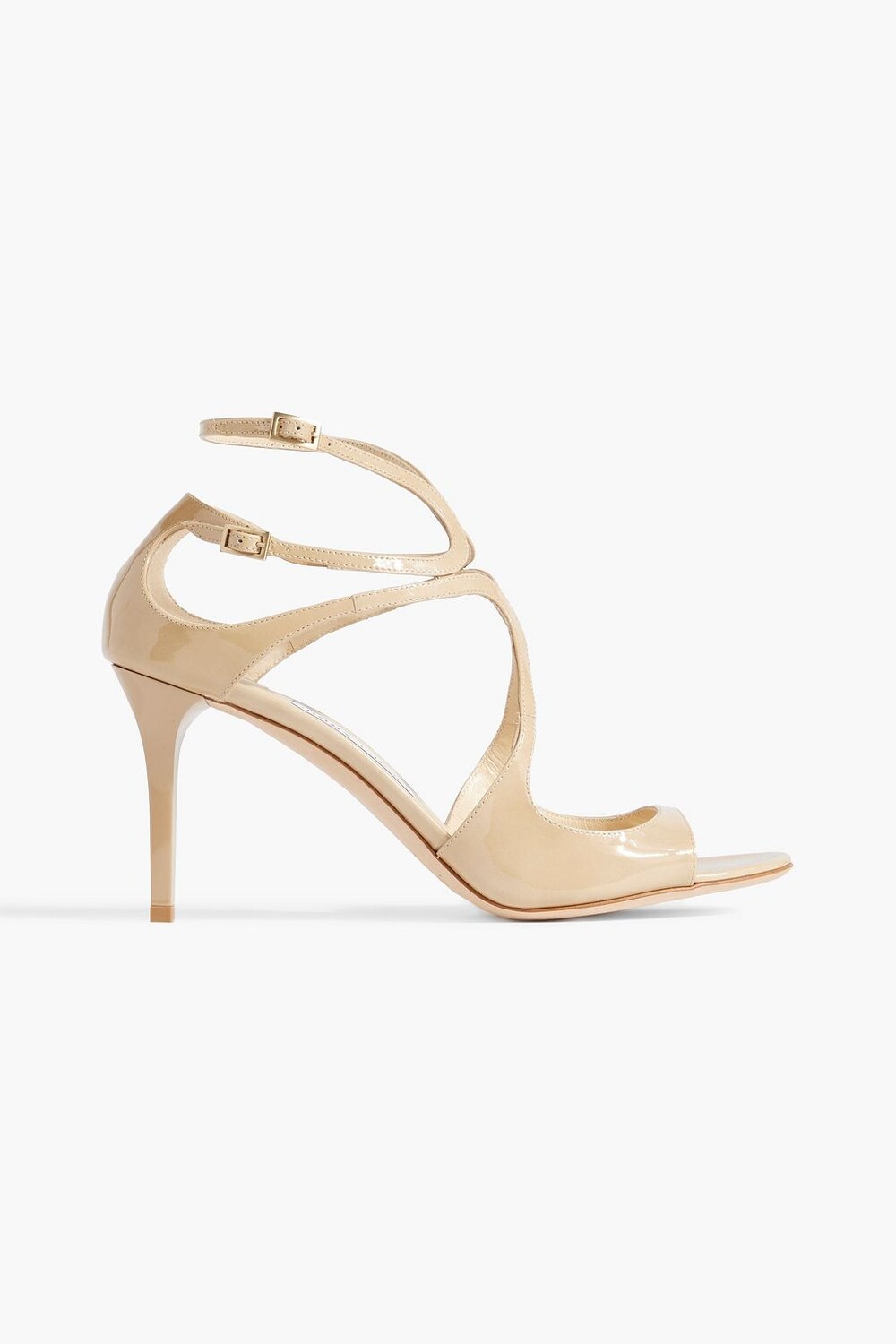 

Босоножки Ivette из лакированной кожи JIMMY CHOO, бежевый