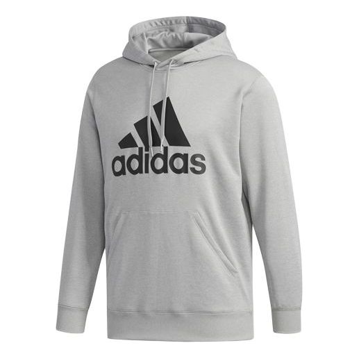 Толстовка Men's adidas Logo Alphabet Printing Sports Gray, серый